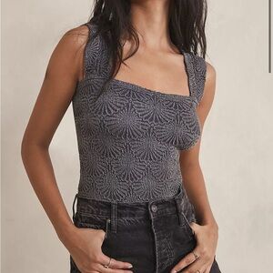 Free People Love Letter Cami in Black